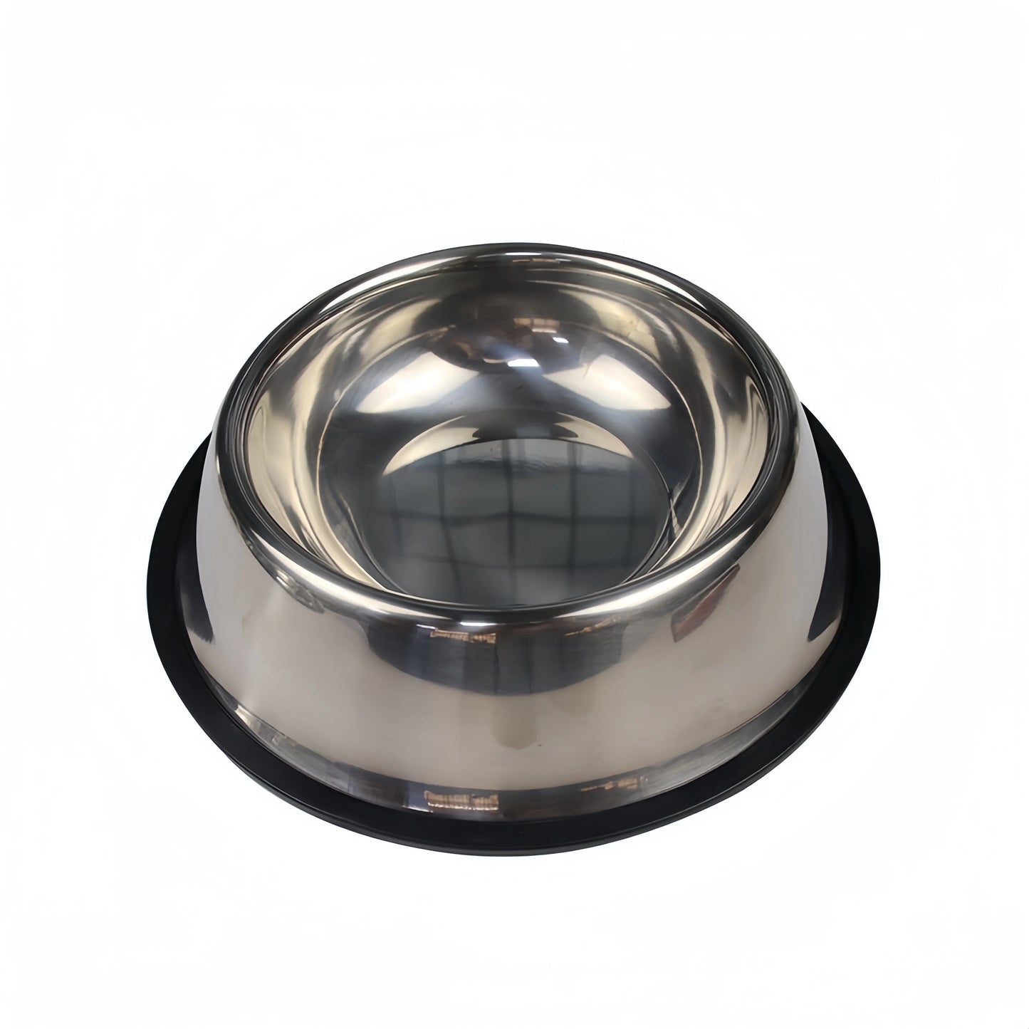 Pet Dog Cat Stainless Steel Bowl Pet Feeding Bowl Cat and Dog Drinking Bowl Metal Feeder Bowl Durable Easy to Clean 6 Sizes