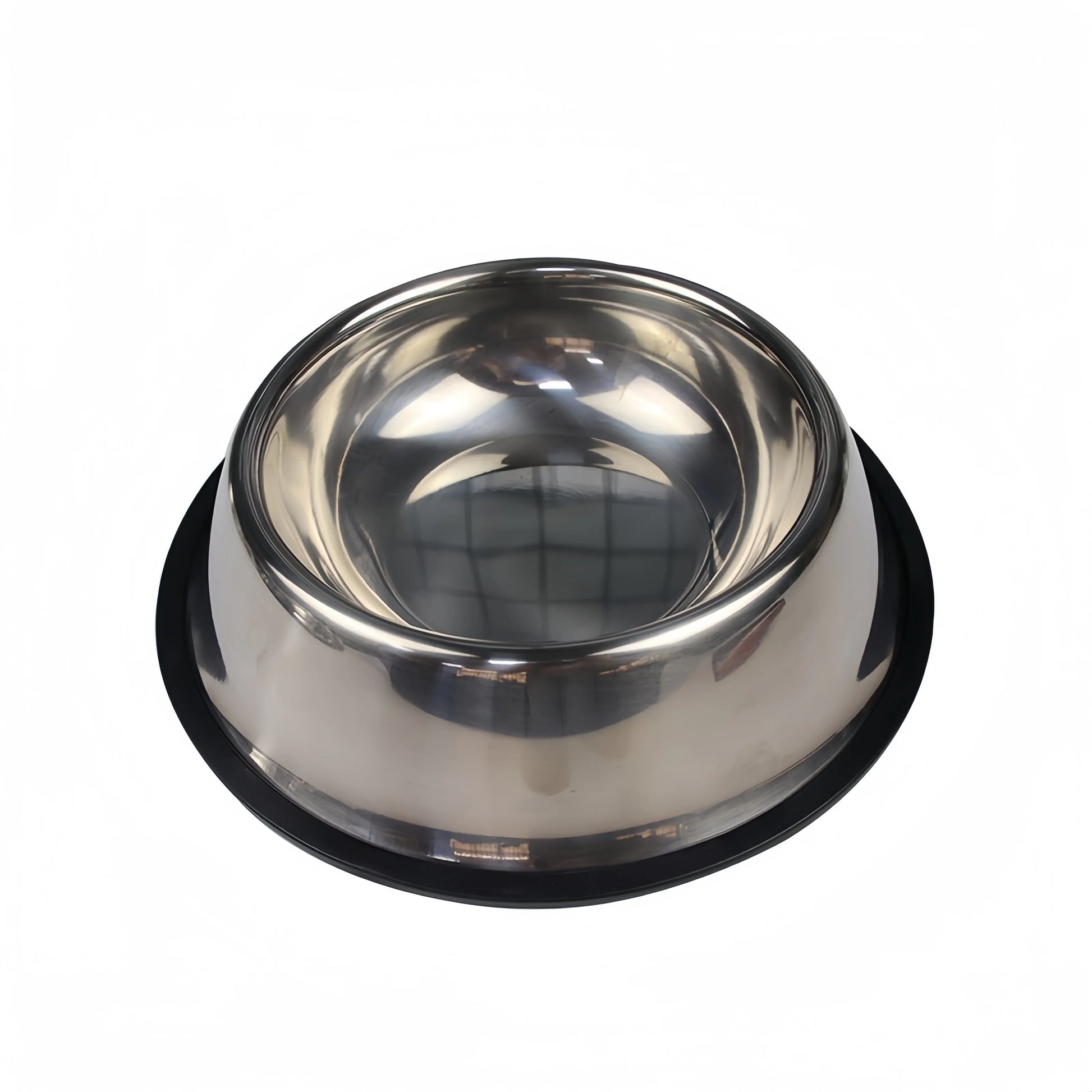 Pet Dog Cat Stainless Steel Bowl Pet Feeding Bowl Cat and Dog Drinking Bowl Metal Feeder Bowl Durable Easy to Clean 6 Sizes